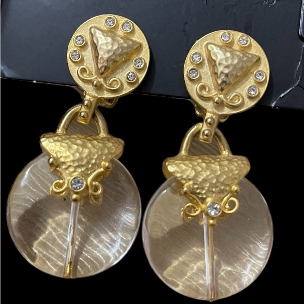 Leslie Block Vintage Clip on Earrings